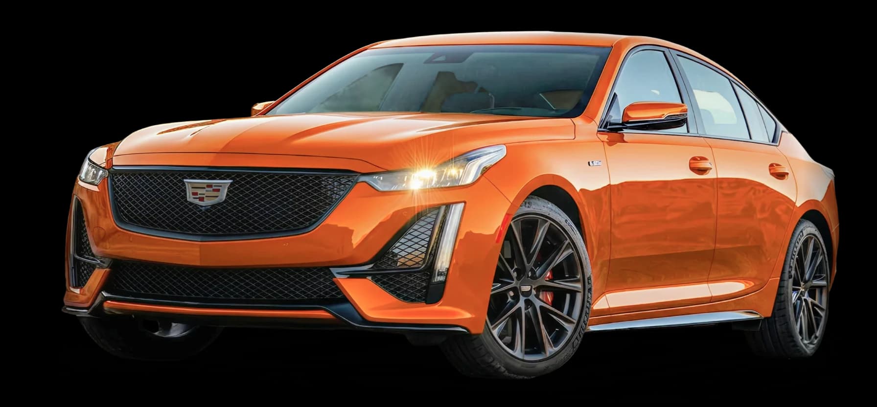 Orange Cadillac